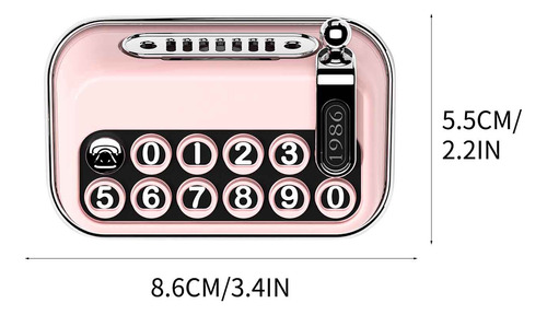Máquina De Escribir B Con Número Temporal Para Coche De Arom