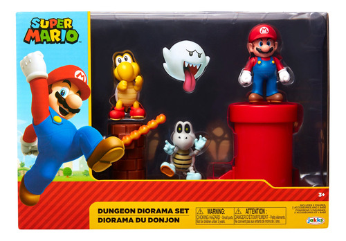 Set De Diorama Calabozos Super Mario