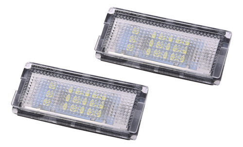 Luz De Placa Blanca F, 2 Unidades, 18 Led, 3528smd