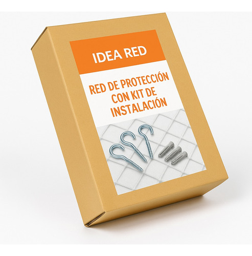 Kit Auto Instalable Red Transparente Protección Balcon 18m2 Transparente 4,5 X 4