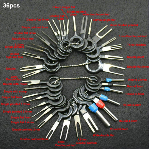 36x Coche Terminal Eléctrico Enchufe Cableado Conector Pin .