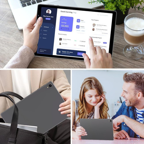 Tablet Android 14 Octa-core De 10,1 Pulgadas, Cámara Dual De