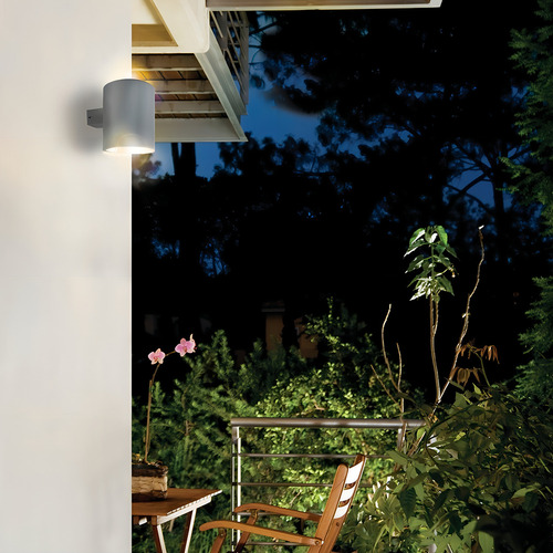 Lampara Muro Led Exterior Satin 28w Luz Suave Cálida 28hled4 Color Satinado Tecnolite 28HLED413V30S