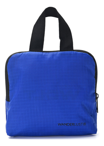 Bolso De Mano Viaje Plegable De Deportivo Neceser Wanderlust Azul