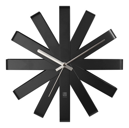 Reloj De Pared Con Bandas Diseño Minimalista De Umbra