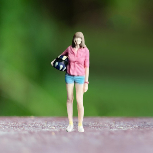 1/64 Figuras Elegantes De Diorama Diseño De Resina Estilo D