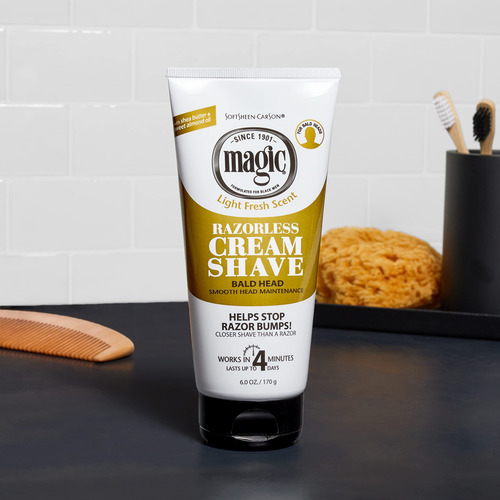 Crema De Afeitar Softsheen-carson Magic Razorless 2x120ml