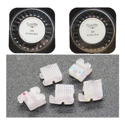 Soporte de cerámica para ortodoncia - Kit de soporte de porcelana .022