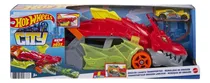 Comprar Pista de autos Hot Wheels City Remolque de Dragón Dragón color rojo\u002Fgris
