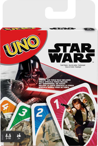 Juego De Cartas Uno Star Wars Darth Vader Jedi