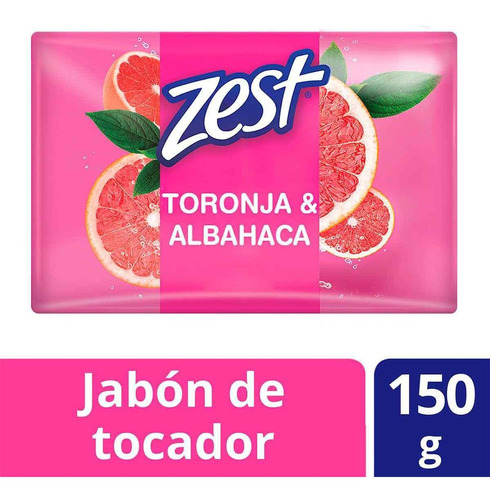 Jabón En Barra Zest Toronja Y Albahaca 150g