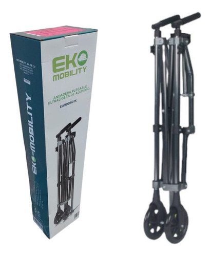 Andadera Rollator Compacta Aluminio Ultraligera Con Ruedas