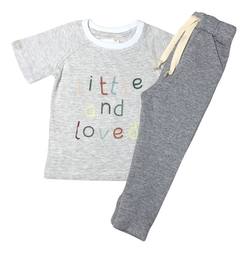 Conjunto Unisex, Playera Little And Love Y Pants
