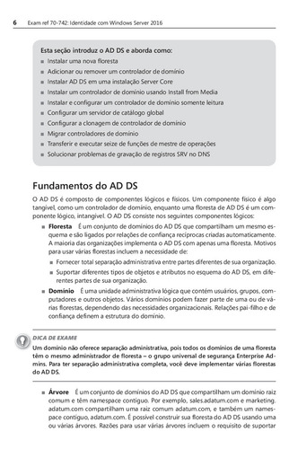 Exam Ref 70-742: Identidade com Windows Server 2016, de Warren, Andrew. Microsoft Editorial Bookman Companhia Editora Ltda., capa mole em português, 2018