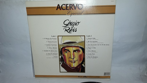Lp Sérgio Reis Acervo Especial C/ Encarte (1993) (Usado)