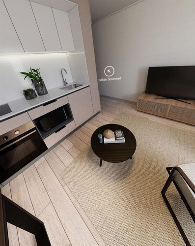 Departamento En Venta De 1 Dorm. En Santiago