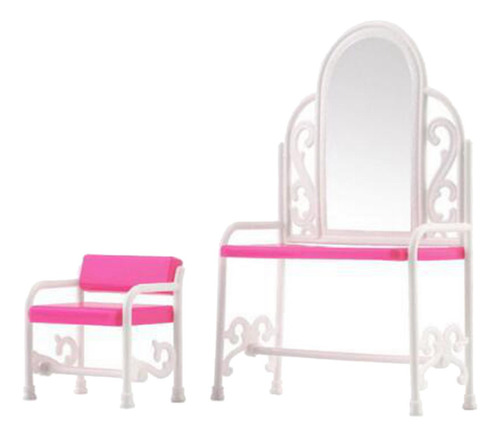 Tocador De Maquillaje Para Casa De Muñecas, Tocador Para