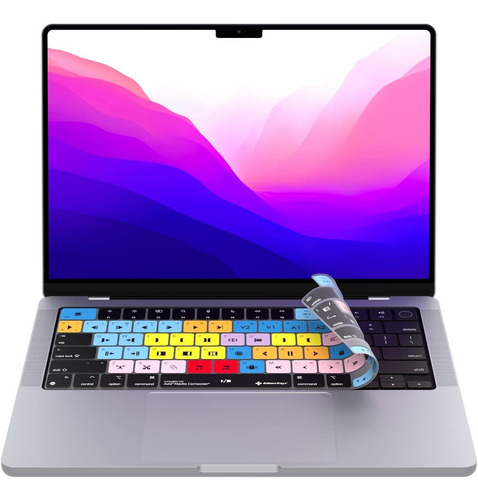 Protector De Teclado Avid Media Composer Para Macbook Pro...