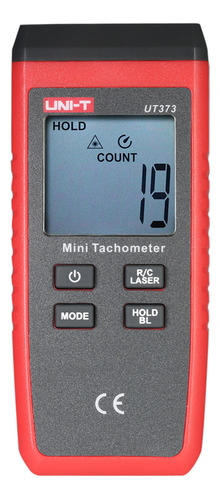 Tacómetro Portátil Ut373 Uni-t Lcd Count Tach 99999 Range ~