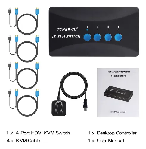 Controla 4 Pcs Desde Un Solo Monitor
