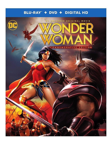 Blu-ray + Dvd Wonder Woman (2009) Commemorative Edition