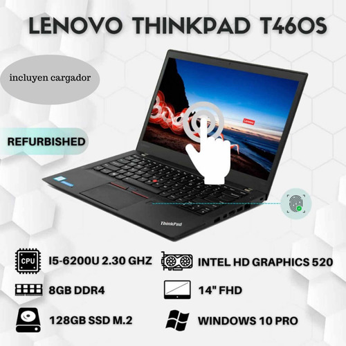Laptop Lenovo Thinkpad T460s Refurbished I5-6200u