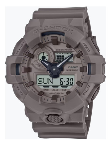 G Shock Ga 700nc 5a Original Colores Tierra Café Sumergible 