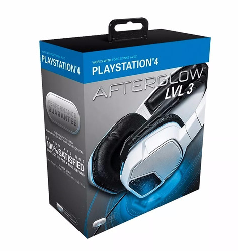 Audífonos Lvl 3 Afterglow Ps4 Xbox One Pc Blancos 3.5 Mm