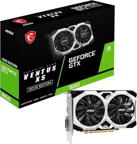 Msi Geforce Gtx 1650 Oc 4gb Gddr5 Video Card (Usado)