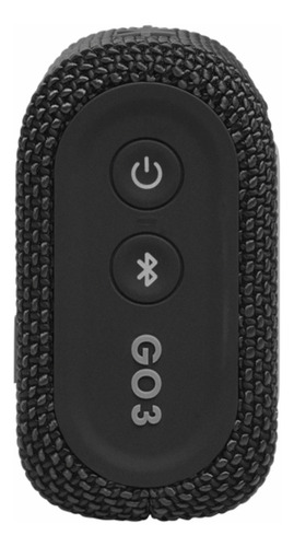 Caixa Som Alto-falante Jbl Go 3 Portátil Com Bluetooth Blue Cor Black