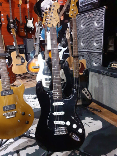 Fender Stratocaster Standard Mx Black Custom Body 
