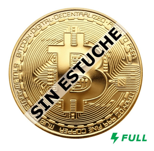 Imagen 1 de 5 de Moneda Bitcoin Física De Metal Sin Estuche - Rugidocl