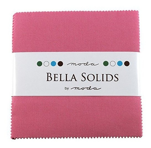 Moda Fabrics Bella Solids 30s Rosa Encanto Pack 42-5  Para