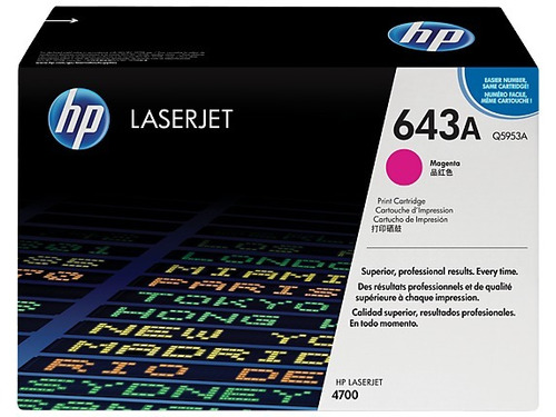 Toner Hp Q5953a Q5953 5953 643a 643 Magenta Para 4700