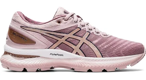 Tenis Asics Mujer Gel Nimbus 23 Rosa Running 1012a885708