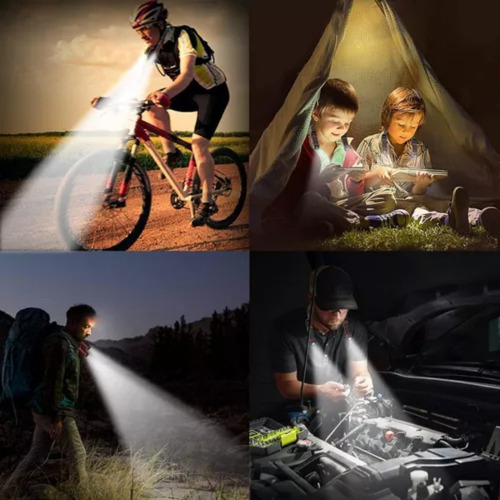 Nuevo Linterna Led Recargable Con Iluminación For El Cuello