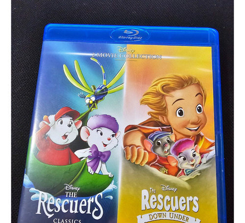 Bluray Bernardo E Bianca 1 E 2 - The Rescuers Importado Uk