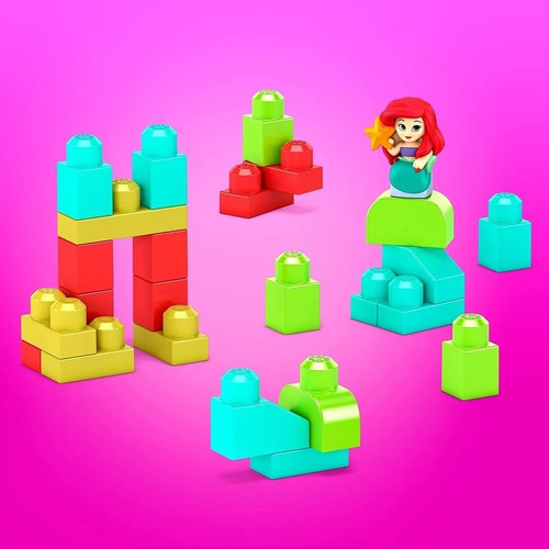 Mega Bloks - Disney Princesas - Ariel - 25 Piezas - Mattel