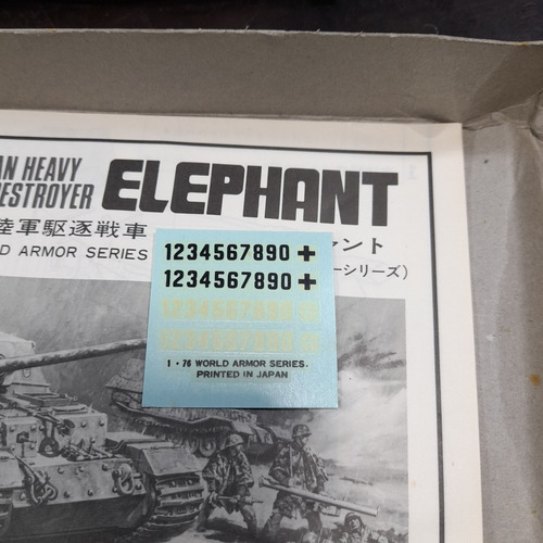 Imagem 6 de 7 de Plastimodelo Tanque Alemanha Ww2 Elephant Fujimi Wa13 1:76