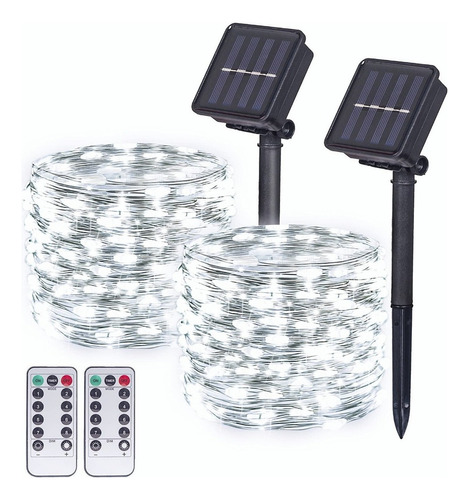 2pc Luces Decorativas Serie Alambre De Cobre 30m 300 Led