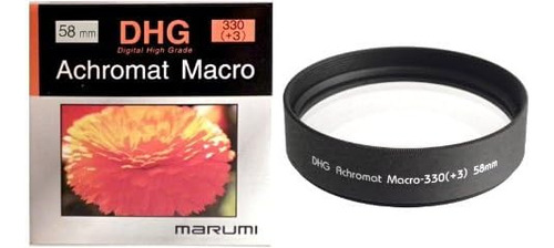 Filtro De Camara Achromat Marumi Dhg 330 58mm Macro