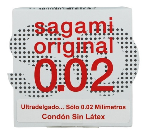 Preservativo Sagami Original 0.02 Sin Latex (12 Condones)