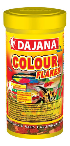 Dajana Colour Flakes 250ml Alimento Para Peces Resalta Color