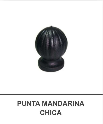 Adorno Plástico Para Rejas Punta Mandarina Ch X 10u.