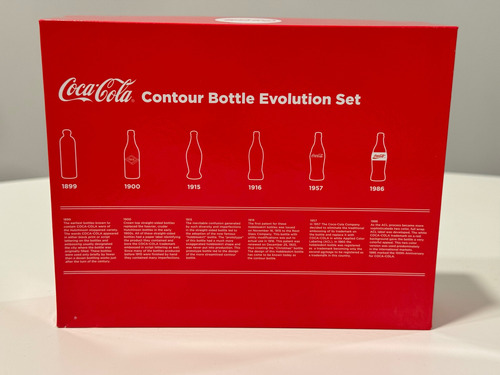 Coca Cola Botellitas Miniatura Contour Bottle Evolution Set Contour (Usado)