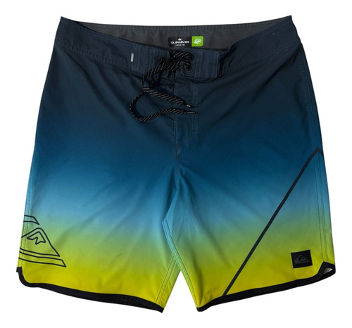 Short De Baño Quiksilver Amarillo Para Hombre Talla M(m) (Usado)