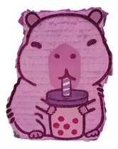 Comprar Piñata Party Time - Capibara Rosa Capybara Colorida Rosa Capybara Capibara Rosa Y Fucsia Grande