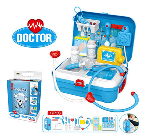 N 17pcs Botiquín Médico Médico Enfermera Dentista Simulan Ro