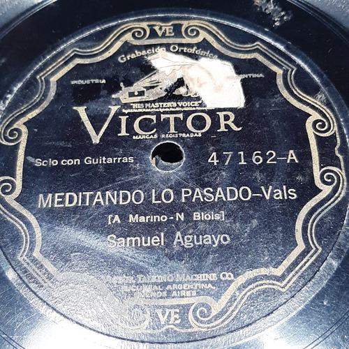 Pasta Samuel Aguayo Con Guitarras Victor C531