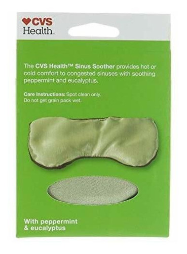 Imagen 2 de 7 de Cvs Health (1 Sinus Soother Eye Pillow Hot & Cold Therapy -